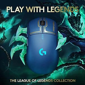 Logitech G Pro Wireless Gaming Mouse (League of Legends Edition) $60 + Free S&H w/ Amazon Prime
