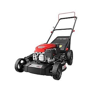 AMERISUN 21" 144cc Steel Deck Gas 3-in-1 Push Lawn Mower $90 + Free Shipping w/ Prime