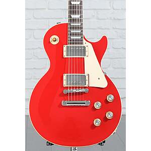 Gibson Les Paul Standard '50s or '60s Plain Top Electric Guitar (Cardinal Red) $1999 + Free Shipping