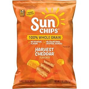 7-Oz Sunchips Multigrain Snacks (Harvest Cheddar) 3 for $7