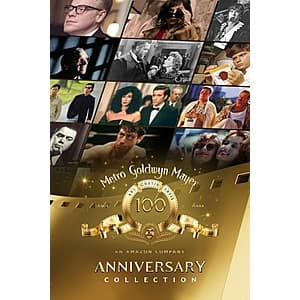101-Film MGM Anniversary Collection (Digital 4K/HD; Action/Drama/Comedy & More) $100