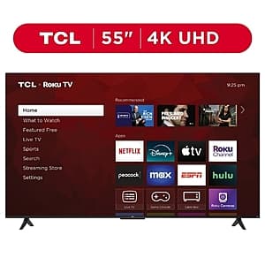 55" TCL 55S451 Class 4-Series 4K UHD HDR Smart Roku TV $188 + Free Shipping