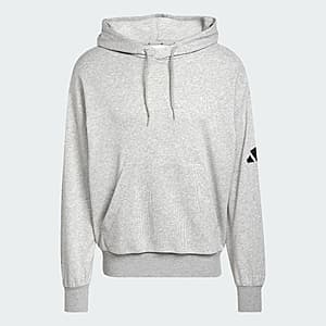 adidas Men's Essentials Loose-Fit 3 Bar Logo French Terry Hoodie $19.20 + Free S&H