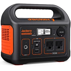 Jackery Explorer 300 293Wh Solar Generator Portable Power Station $159 + Free Shipping