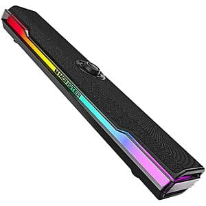 Monster S330 Computer Speaker Sound Bar with Dynamic RGB Light $50 + Free Shipping