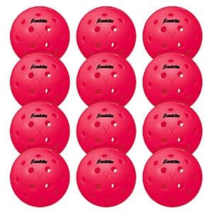 12-Pack Franklin Sports X-40 Outdoor Pickleballs (Pink) $10