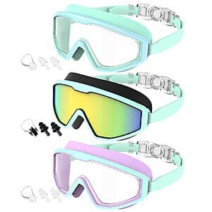 3-Pk CIFOYA Kids UV400 Anti-Fog Swim Goggles from $11.50
