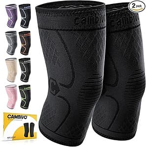 2-Ct Cambivo Knee Braces $8