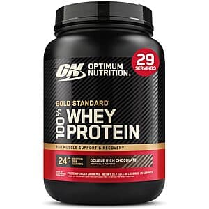 Prime Members: 1.98-Lb Optimum Nutrition Gold Standard 100% Whey Protein Powder (Chocolate) $23.55 w/ Subscribe & Save + Free S&H