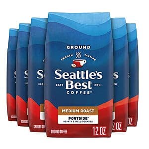 6-Pack 12-Oz Seattle's Best Coffee Portside Blend Ground Coffee (Medium Roast) $22.30 w/ Subscribe & Save