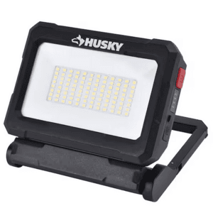 Husky 2500 Lumens Dual Solar Powered Rechargeable Battery LED Light $19.90 + Free S&H