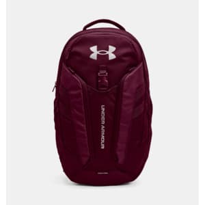 Under Armour Hustle Pro Backpack (Dark Cherry/Metallic Tin) $23.38 + Free Shipping