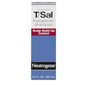 Neutrogena T/Sal 3% Salicylic Acid Therapeutic Dandruff Shampoo bottle, 4.5 ounces.
