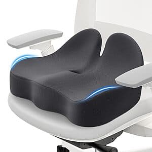 CushZone Memory Foam Seat Cushion (2.6" Standard) $16.50