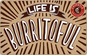 $25 Chipotle Gift Card (Digital Delivery) $20