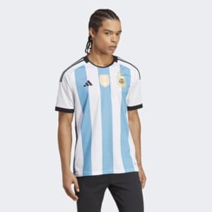 adidas Men's Argentina 22 Winners Home Soccer Jersey $23.05 + Free Shipping