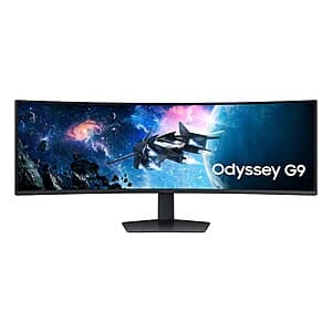 Samsung EPP/EDU: 49" Odyssey G9 G95C DQHD 240Hz 1ms VA Curved Gaming Monitor $630 + Free S&H