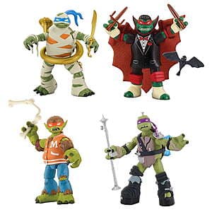 4-Pack Teenage Mutant Ninja Turtles Monster Mutant Figures Soft Bundle $20