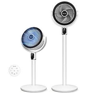 LEVOIT CoreBreeze Quiet 90° Oscillating Standing Pedestal Fan w/ Remote $55 + Free S&H