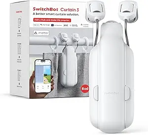 SwitchBot Curtain 3 Smart Automatic Curtain Opener (Rod) $60 + Free Shipping