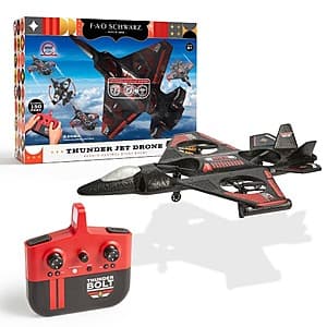 FAO Schwarz Thunderbolt Jet X2 Drone $13 + Free Shipping