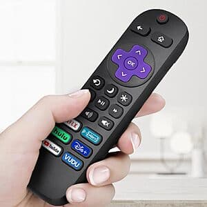 2-Pack Replacement Remote Control for Roku TV $7