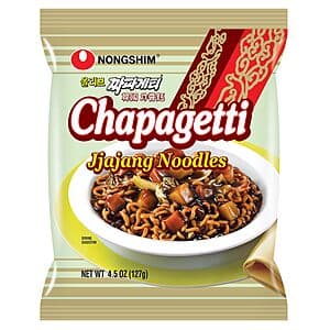 4-Pack 4.5-oz Nongshim Chapagetti Jjajang Ramen Noodles $4.45 w/ Subscribe & Save