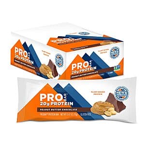 12-Count 2.47-Oz Probar Plant-Based Protein Bar (Peanut Butter Chocolate) $15.44 w/ Subscribe & Save