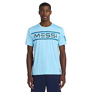 Messi Men's Short Sleeve Athletic Jersey Top (Blue or Pink) $3.75