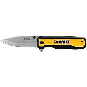 Dewalt Drop Point Pocket Knife $11.50