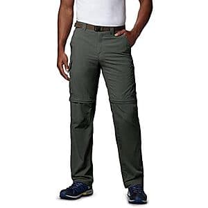 Columbia Men's Silver Ridge Convertible Pants (Gravel, Select Sizes) $19