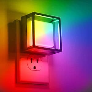 2-Pk DORESshop LED Plug-In Night Lights w/ Dusk-to-Dawn Sensor (various) $6 & More
