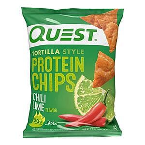 12-Pack 1.1-Oz Quest Nutrition Tortilla Style Protein Chips (Chili Lime) $13.45 w/ Subscribe & Save
