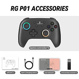 Anbernic RG P01 Wireless Game Controller for Nintendo Switch, PC & Android/iOS $16.10 + Free Shipping