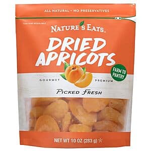 Select Accts: 10-Oz Nature's Eat Sun Dried Turkish Apricots $4.50 w/ S&S