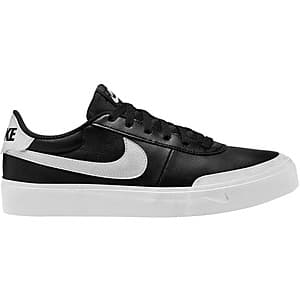Nike Men's Court Shot Shoes (black/white) $25