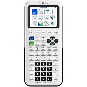 Texas Instruments TI-84 Evo Graphing Calculator (2 Colors) $86 + Free S&H