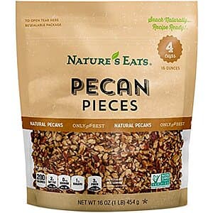 16-oz Nature's Eats Pecan Pieces $6.95 & More w/ S&S