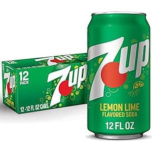 12-pk 12-oz 7UP Lemon Lime Soda $4.75 w/ S&S