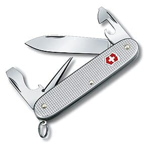 93mm Victorinox Pioneer Alox Swiss Army Knife (Silver Alox) $22