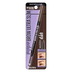 Maybelline Express Brow Ultra Slim Eyebrow Makeup (Deep Brown) $2.55 w/ Subscribe & Save