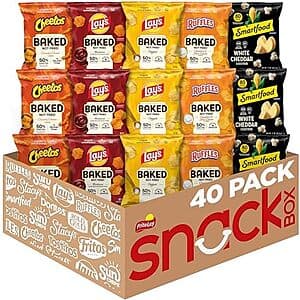 40-Pk Frito-Lay Baked & Popped Mix Variety Pack $13.30 w/ S&S