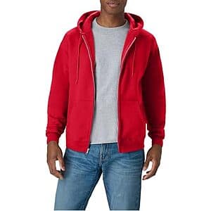 Hanes Men's Full-Zip Eco-Smart Hoodie (Various Colors) from $9.10