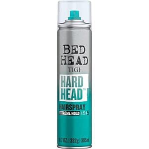 Select Accounts: 11.7-Oz TIGI Bed Head Hard Head Hair Spray (Extreme Hold) $6.05 w/ S&S
