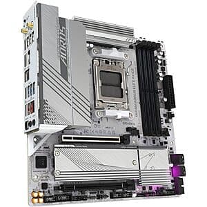 GIGABYTE B650M AORUS Elite AX ICE AM5 LGA 1718 AMD M-ATX Motherboard $152.80 + Free Shipping
