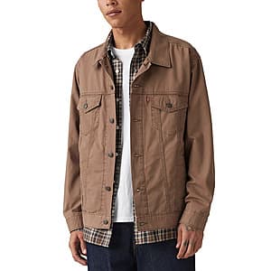 Men's Levi's Relaxed Fit Trucker Jacket w/ Adjustable Tab Waistband (Red Drum) $37.60 + Free Store Pickup