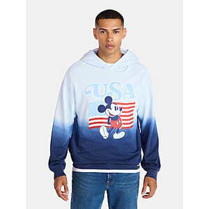 Disney Men's Mickey Mouse America 250 Spirit of 76 Graphic Hoodie $7.90