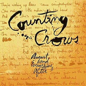 August And Everything After by Counting Crows (2LP Vinyl) $26.60