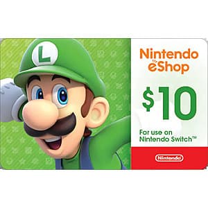 Select Gift Cards (Various): Nintendo, PetSmart, adidas & More 10% Off