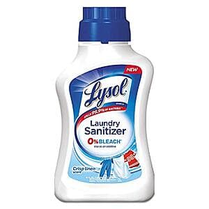 41-Oz Lysol Laundry Sanitizer Additive (Crisp Linen) $3.65 w/ Subscribe & Save